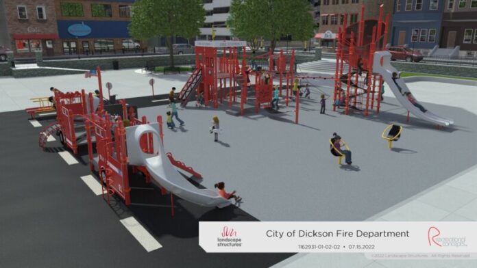 Dickson Considering Fire Department-themed Playground for Downtown