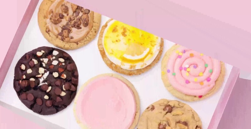 Crumbl's classic pink sugar cookie leaving weekly menu
