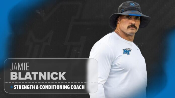 Mason announces Blatnick as strength coach