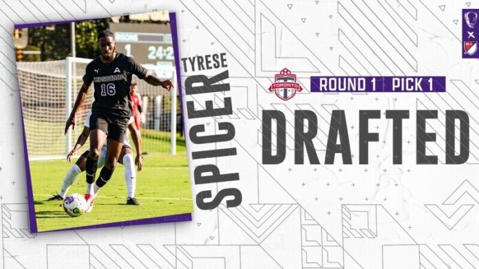 Tyrese Spicer No. 1 Overall Pick in the MLS Draft