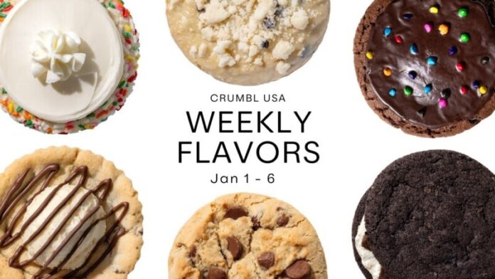 Crumbl Cookies Weekly Menu Through January 6, 2024
