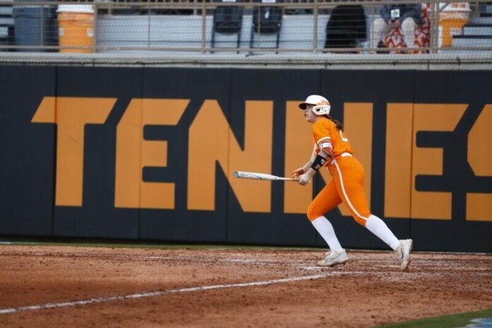 The ninth-ranked Lady Vols hit five home runs on Sunday
