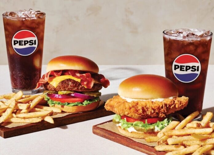 Enjoy the NEW Big Cluckin’ Chicken Sandwich or BIG Classic Bacon Cheeseburger, served with Classic Fries and a fountain drink for just $9.99; Available for both dine-in and To Go