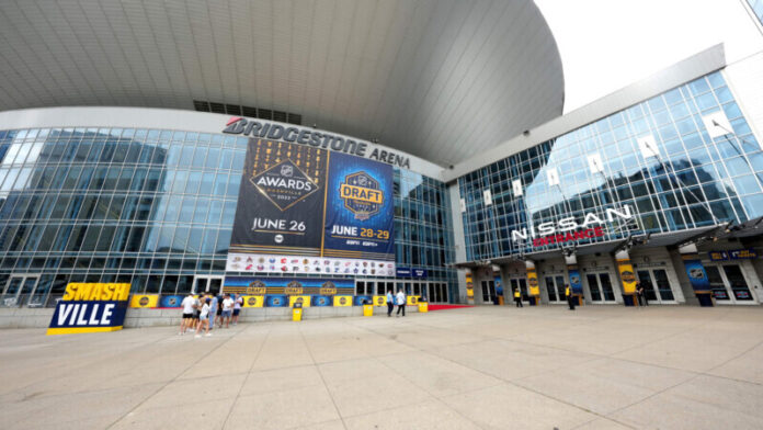 bridgestone arena copyright John russell
