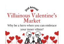 Celebrate Valentine’s Day at Villainous Valentine’s Market villainous valentine's market