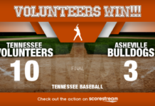Tennessee rolls past UNC Asheville 10-3 behind 14-hit attack Tennessee Volunteers baseball, UNC Asheville Bulldogs, Lindsey Nelson Stadium, SEC baseball 2026, college baseball recap
