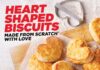 Hardee’s Heart Shaped Biscuits Return for Valentine’s Day