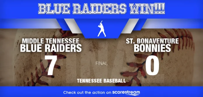 mtsu wins baseball Feb 23