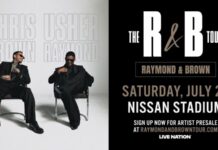 Usher & Chris Brown will Bring Tour to Nissan Stadium