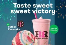 Baskin-Robbins June Flavor of the Month Is Fútbol Fireworks Baskin-Robbins June Flavor of the Month Is Fútbol Fireworks